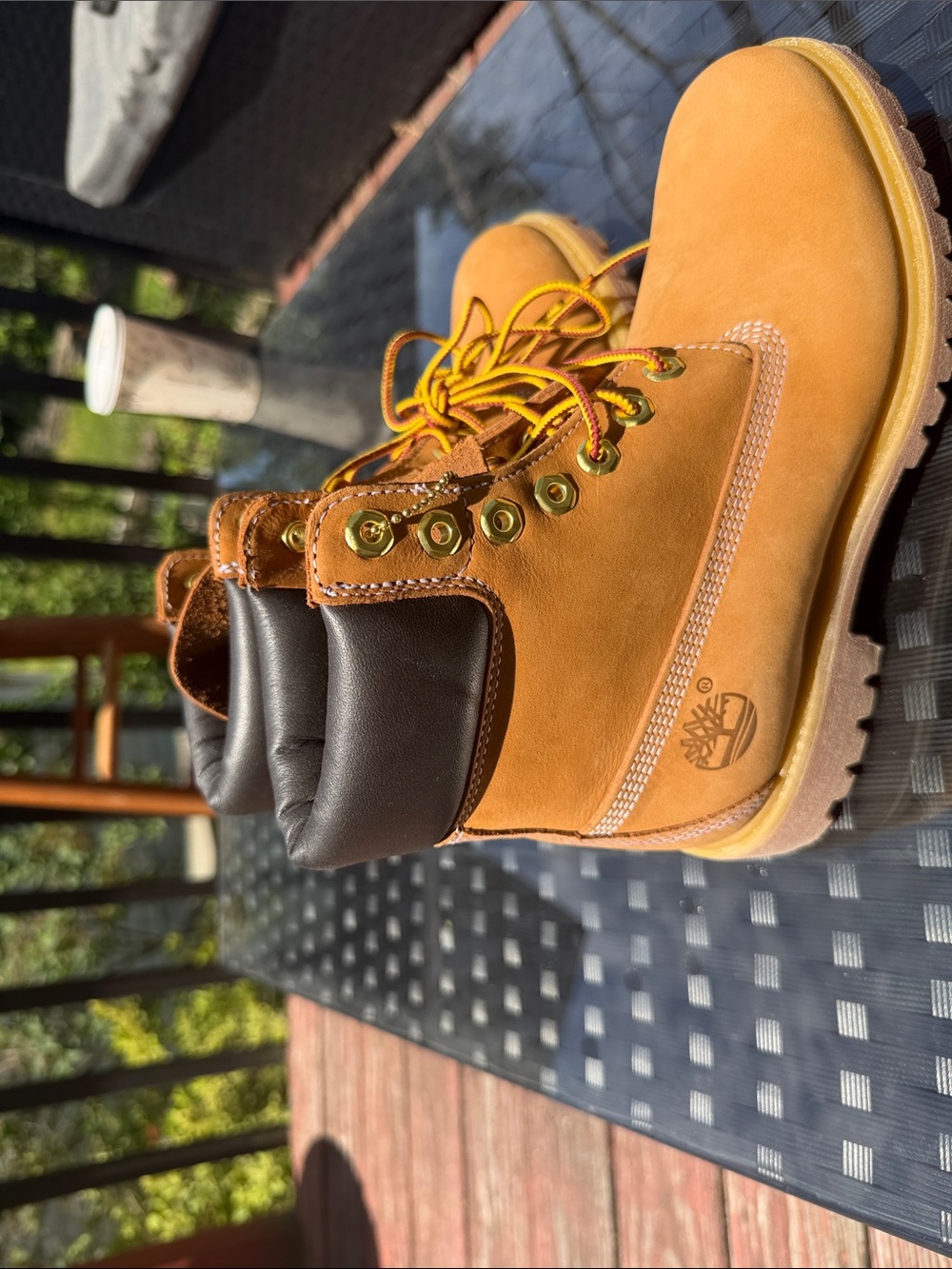 Timberland Classic Wheat Nubuck Boot - Yellow/Chestnut